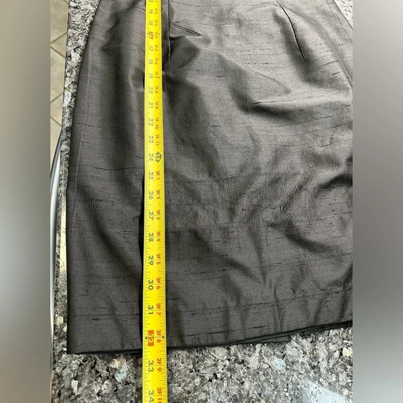 Vintage Marie St. Claire 100% Silk Black Classic Cocktail Timeless Dress Size 6 - Picture 8 of 11